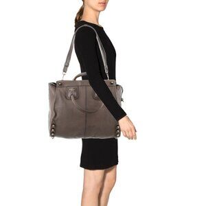 Givenchy Large Neo Bag - Brown/Gray Lambskin with Goldtone Hardware